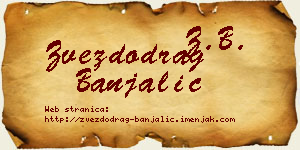 Zvezdodrag Banjalić vizit kartica